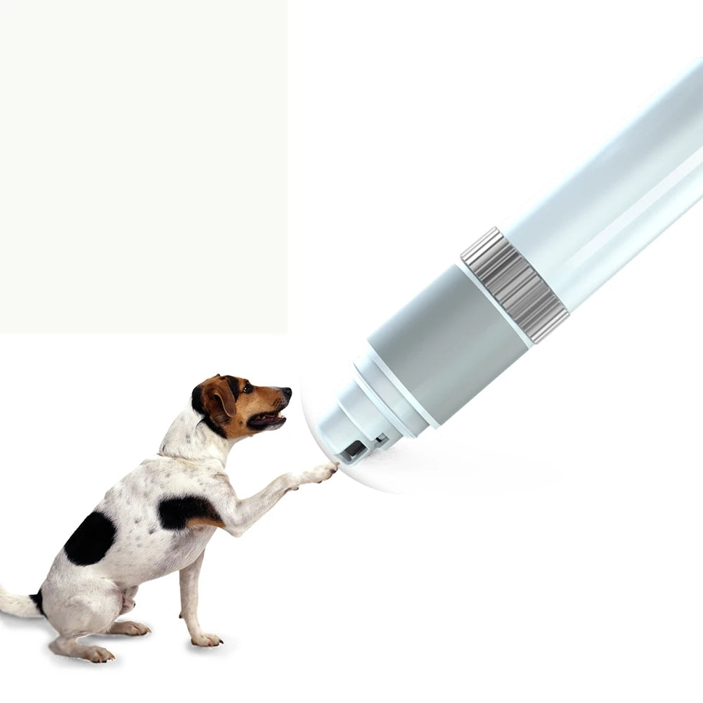 Electric Dog Nail Clippers for Dog Cat Nail Grinders USB Rechargeable Pet Cat Paws Quiet Nail Grooming Trimmer Pet Tools