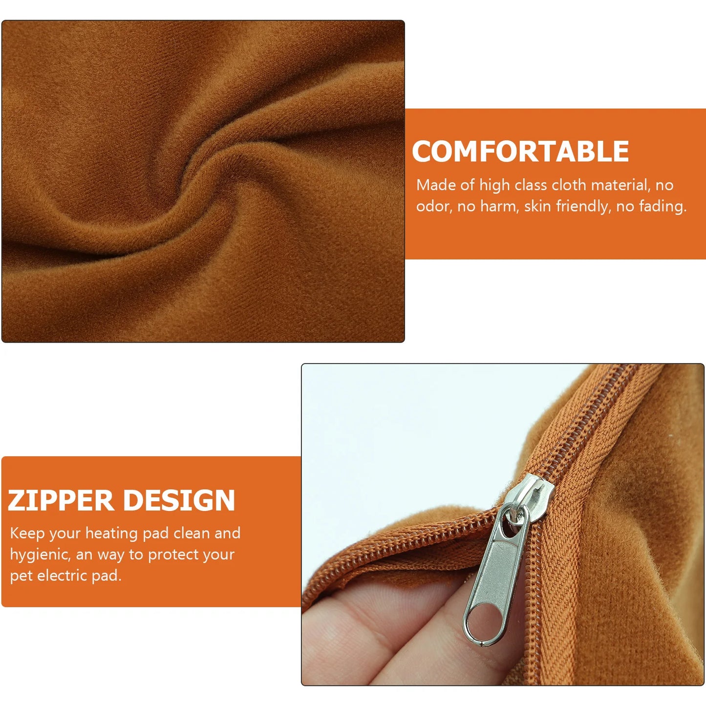 Pet Heating Pad Cover Electric Heated Blanket Protector Durable Washable Cat Dog Mat Winter Supply Pet Heating Pad