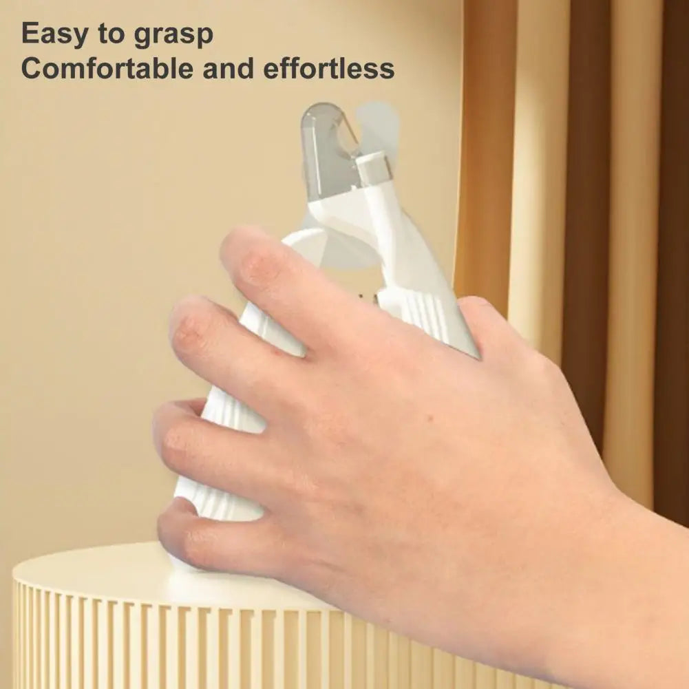 Pet Nail Clippers with Guard Pet Nail Trimmer Set with Light Silent Grinder for Dogs Cats Portable Clippers with for Small