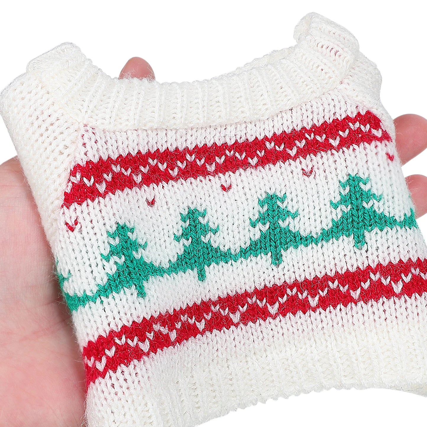 1Set Soft Small Pet Christmas Outfit Hat Sweater Costume Winter Clothes for Guinea Pig Bunny Hamster Rabbit Guinea Pig Clothes