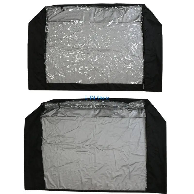 Bunny Rabbit Hutch Cover for Winter Garden Outdoor Waterproof Cage Crate Cover UV Resistant Small Animal Product Cover