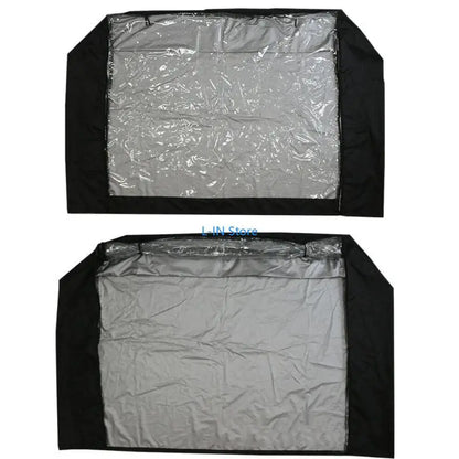 Bunny Rabbit Hutch Cover for Winter Garden Outdoor Waterproof Cage Crate Cover UV Resistant Small Animal Product Cover