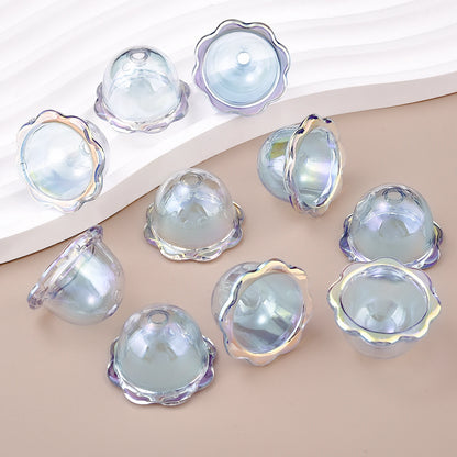 Glitter Wind Bell Spacer Jellyfish Beads Earrings Bracelet DIY Decoration Phone Chain Jewelry Making Accessories Handmade Charms