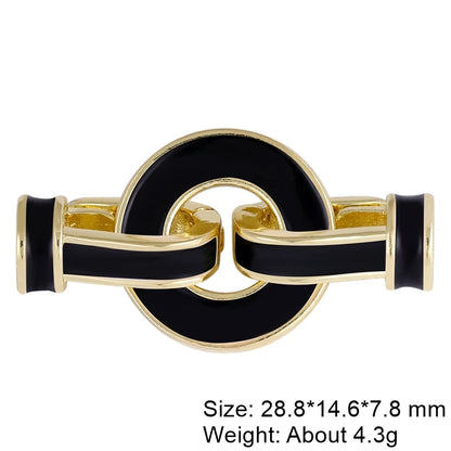 Juya Handmade Decorative Closure Fasteners Connector Clasp Hooks Accessories For DIY Beadwork Pearls Jewelry Making