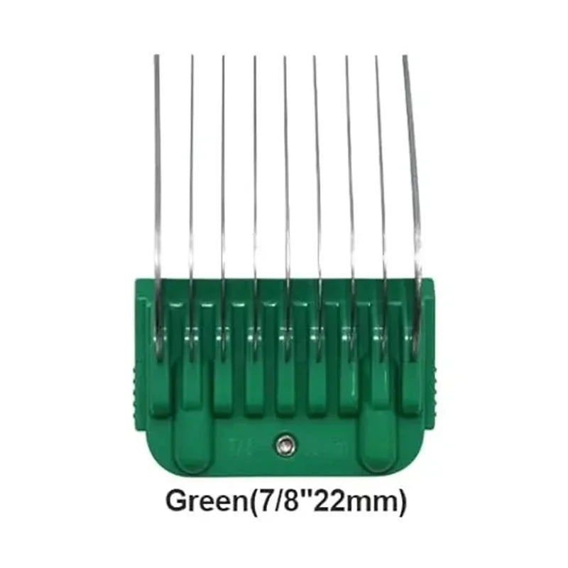 Pet 9 Color Stainless Steel Comb Set For Andis, Oster A5, Wahl KM Series Detachable Blade Animal Clippers (only size 10/15/30)