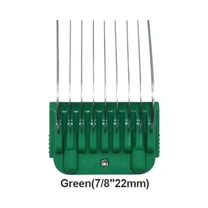 Pet 9 Color Stainless Steel Comb Set For Andis, Oster A5, Wahl KM Series Detachable Blade Animal Clippers (only size 10/15/30)