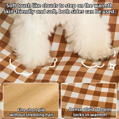 foldable cat bed cave, warm kitten house for winter, dog hideaway house, and pet bed hideout for medium dogs in red