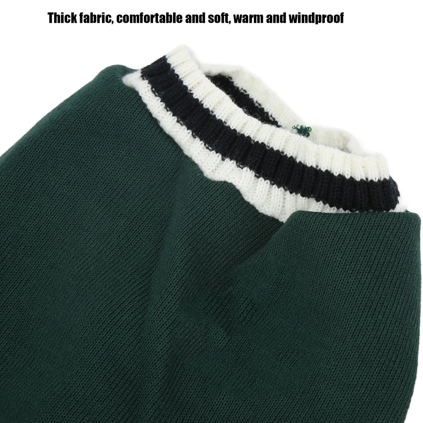 Small Animals Sweater Campus Style Knitted V Neck Pullover Vest Pet Sweater For Autumn And Winter