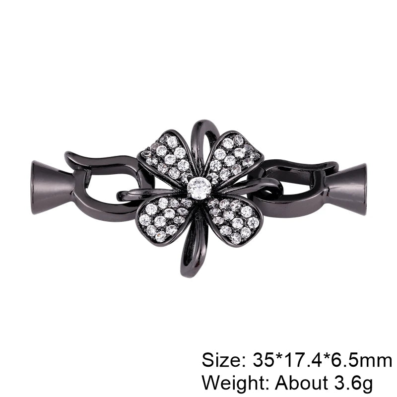 Juya Handmade Decorative Closure Fasteners Connector Clasp Hooks Accessories For DIY Beadwork Pearls Jewelry Making