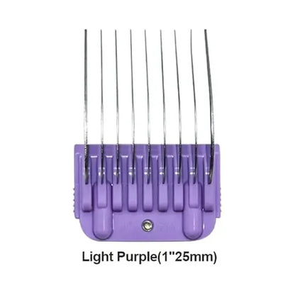 Pet 9 Color Stainless Steel Comb Set For Andis, Oster A5, Wahl KM Series Detachable Blade Animal Clippers (only size 10/15/30)