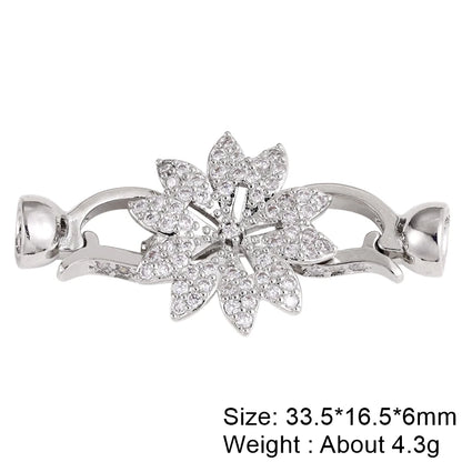 Juya Handmade Decorative Closure Fasteners Connector Clasp Hooks Accessories For DIY Beadwork Pearls Jewelry Making