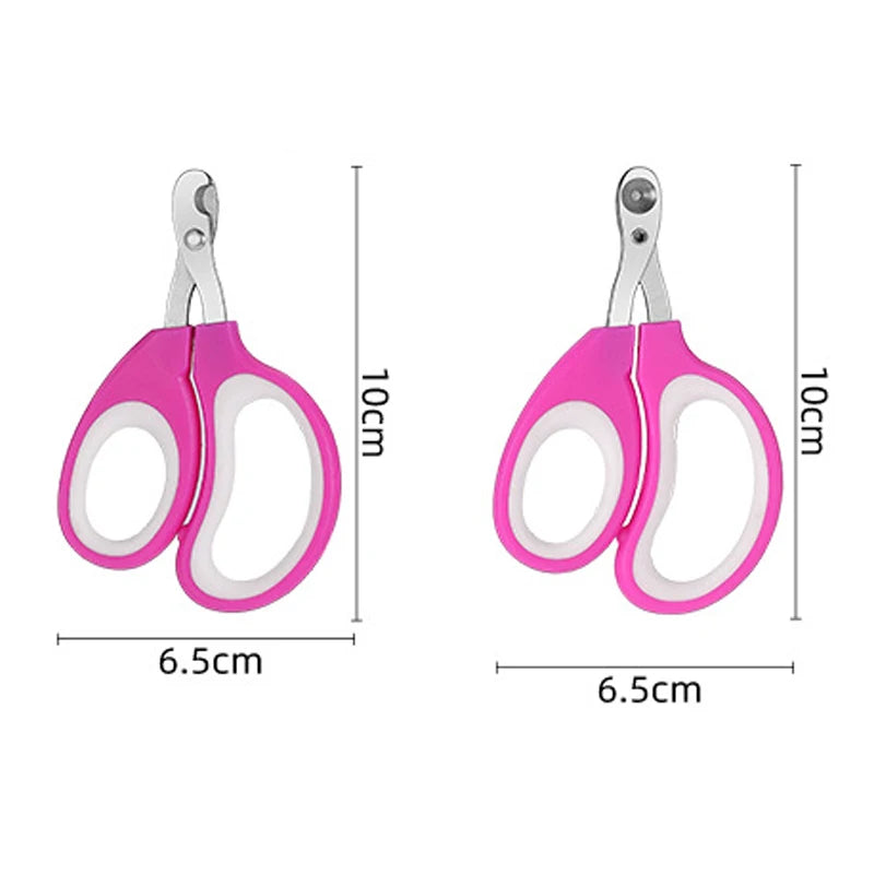 Pet Nail Grooming Clippers Trimmer Cat Nail Clippers Hole Avoid Over Cutting Pet Nail Clippers Professional Pet Paw Trimmer