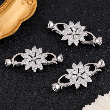 Juya Handmade Decorative Closure Fasteners Connector Clasp Hooks Accessories For DIY Beadwork Pearls Jewelry Making