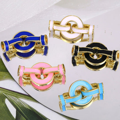 Juya Handmade Decorative Closure Fasteners Connector Clasp Hooks Accessories For DIY Beadwork Pearls Jewelry Making