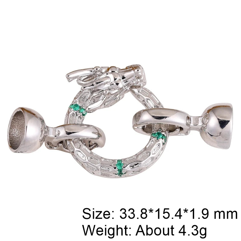 Juya Handmade Decorative Closure Fasteners Connector Clasp Hooks Accessories For DIY Beadwork Pearls Jewelry Making