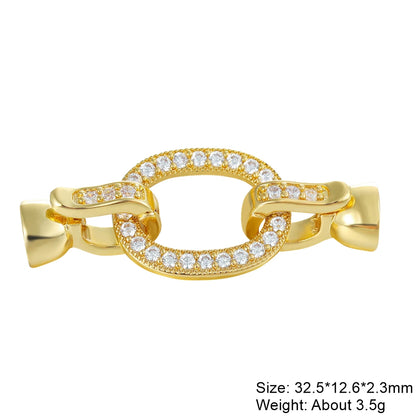 Juya Handmade Decorative Closure Fasteners Connector Clasp Hooks Accessories For DIY Beadwork Pearls Jewelry Making