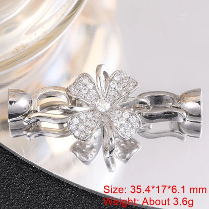 Juya Handmade Decorative Closure Fasteners Connector Clasp Hooks Accessories For DIY Beadwork Pearls Jewelry Making