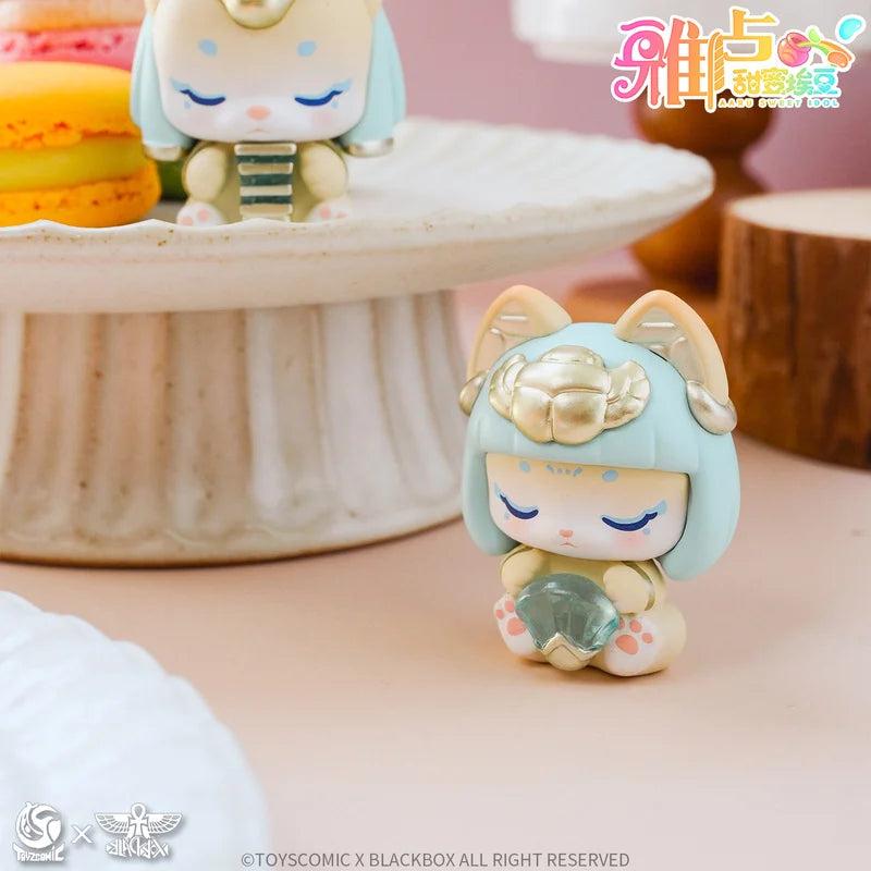 Original Aaru Garden Sweet Egyptian Bean Cute Grain God Blind Bag Box Handmade Room Ornament Decoration