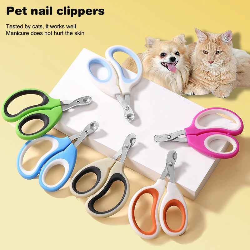 Pet Nail Grooming Clippers Trimmer Cat Nail Clippers Hole Avoid Over Cutting Pet Nail Clippers Professional Pet Paw Trimmer