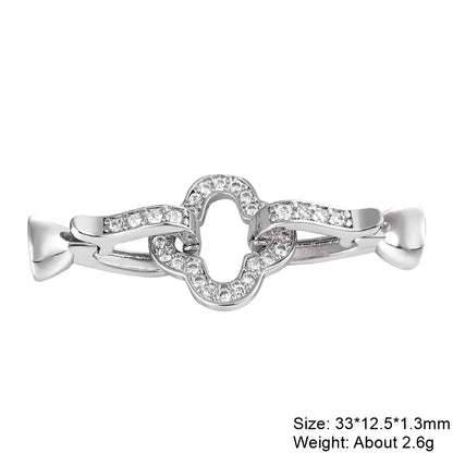 Juya Handmade Decorative Closure Fasteners Connector Clasp Hooks Accessories For DIY Beadwork Pearls Jewelry Making