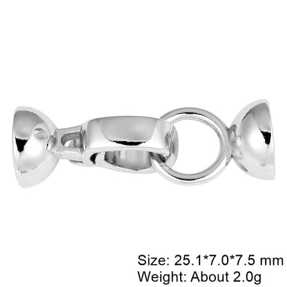 Juya Handmade Decorative Closure Fasteners Connector Clasp Hooks Accessories For DIY Beadwork Pearls Jewelry Making