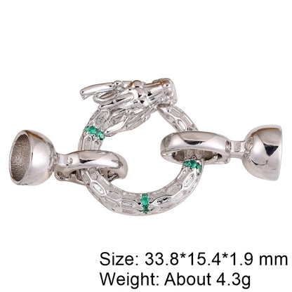 Juya Handmade Decorative Closure Fasteners Connector Clasp Hooks Accessories For DIY Beadwork Pearls Jewelry Making