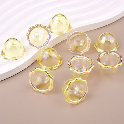 Glitter Wind Bell Spacer Jellyfish Beads Earrings Bracelet DIY Decoration Phone Chain Jewelry Making Accessories Handmade Charms