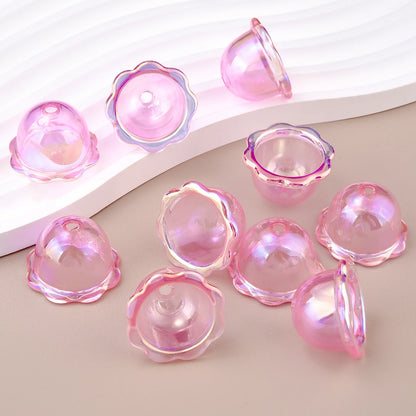 Glitter Wind Bell Spacer Jellyfish Beads Earrings Bracelet DIY Decoration Phone Chain Jewelry Making Accessories Handmade Charms