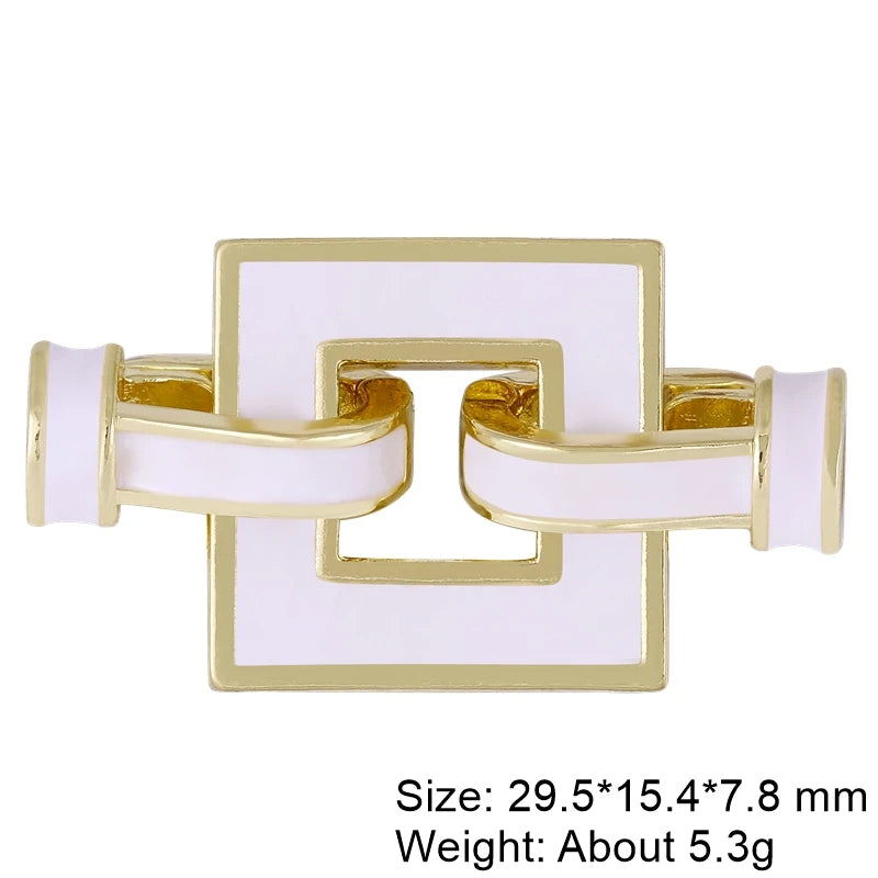 Juya Handmade Decorative Closure Fasteners Connector Clasp Hooks Accessories For DIY Beadwork Pearls Jewelry Making