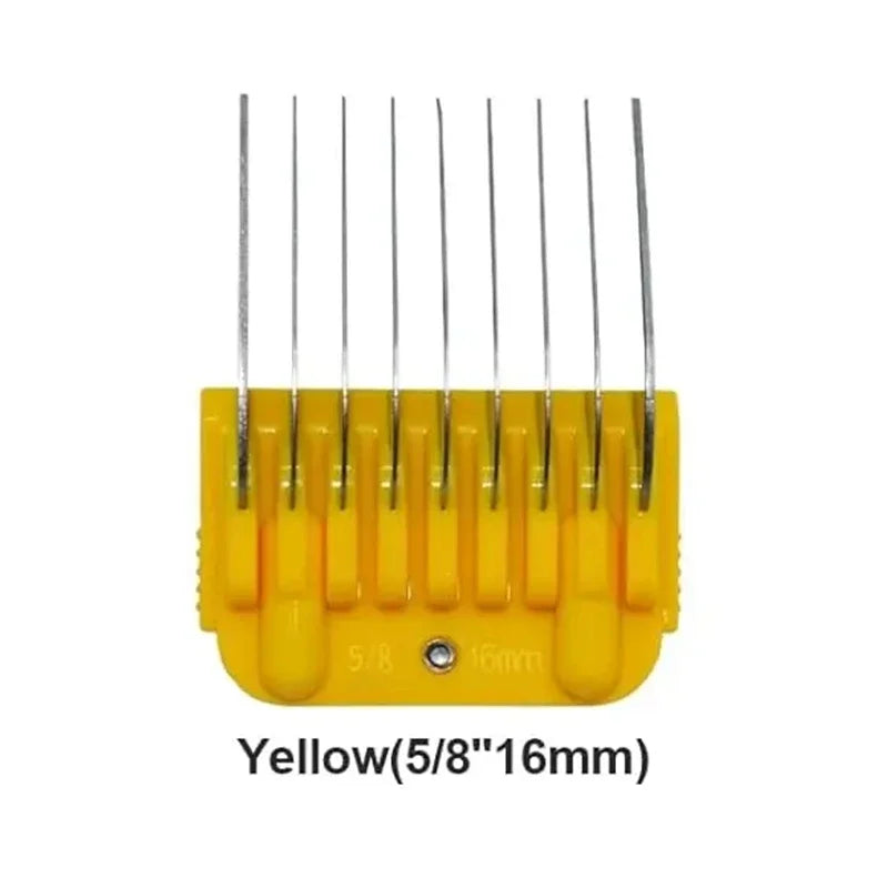 Pet 9 Color Stainless Steel Comb Set For Andis, Oster A5, Wahl KM Series Detachable Blade Animal Clippers (only size 10/15/30)