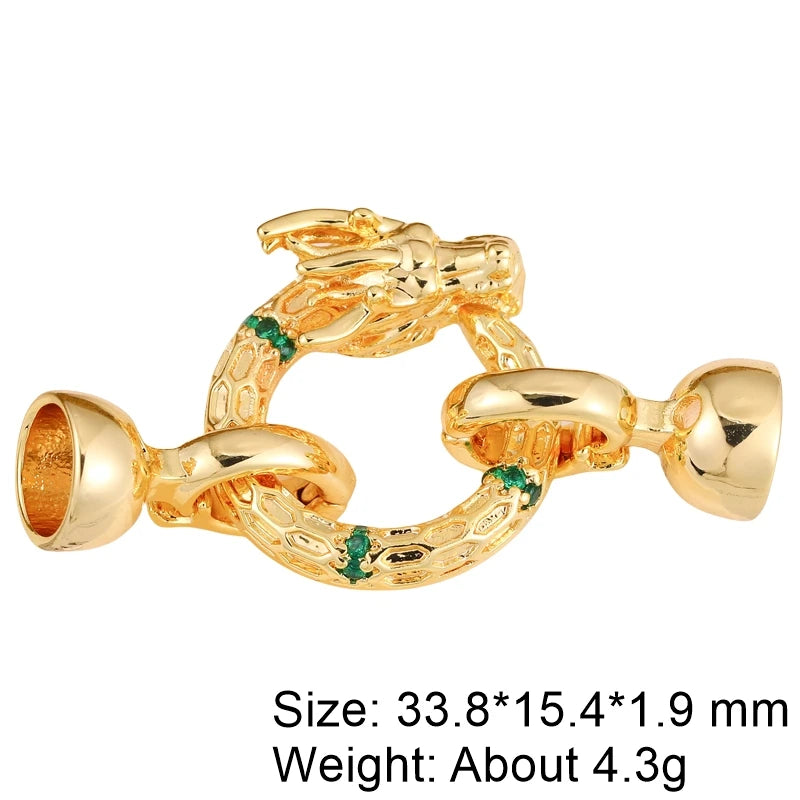 Juya Handmade Decorative Closure Fasteners Connector Clasp Hooks Accessories For DIY Beadwork Pearls Jewelry Making