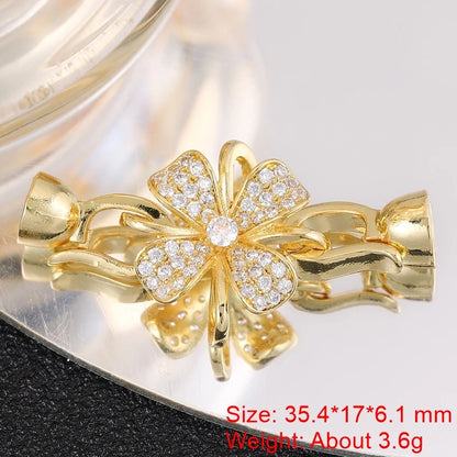 Juya Handmade Decorative Closure Fasteners Connector Clasp Hooks Accessories For DIY Beadwork Pearls Jewelry Making