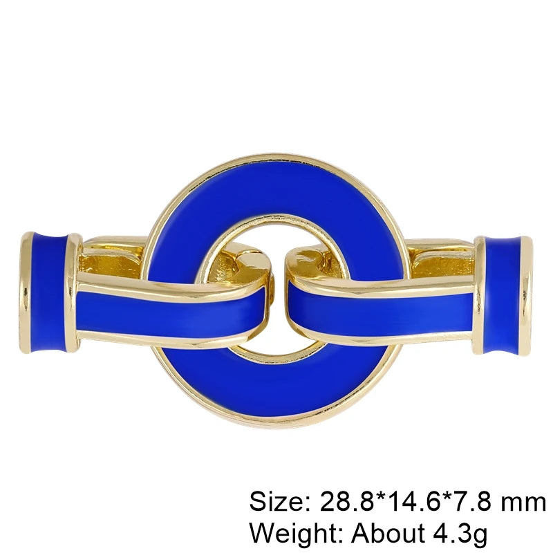 Juya Handmade Decorative Closure Fasteners Connector Clasp Hooks Accessories For DIY Beadwork Pearls Jewelry Making