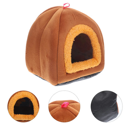 Small Pet Nest For Hamster Hedgehog Chinchilla Warm Sleeping Comfortable Bed Winter Resting Nest For Rabbits