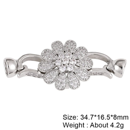 Juya Handmade Decorative Closure Fasteners Connector Clasp Hooks Accessories For DIY Beadwork Pearls Jewelry Making