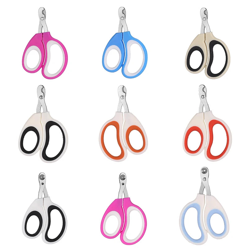 Pet Nail Grooming Clippers Trimmer Cat Nail Clippers Hole Avoid Over Cutting Pet Nail Clippers Professional Pet Paw Trimmer