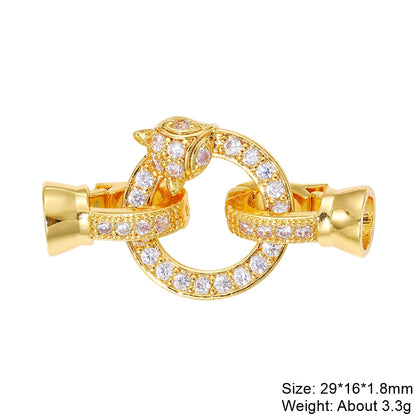 Juya Handmade Decorative Closure Fasteners Connector Clasp Hooks Accessories For DIY Beadwork Pearls Jewelry Making