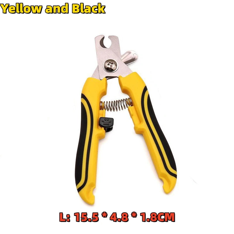 Dog Cat Nail Clippers Professional Stainless Steel Pet Nail Clipper with Safety Guard Cat Dog Claw Nail Scissors Pet Care Supply