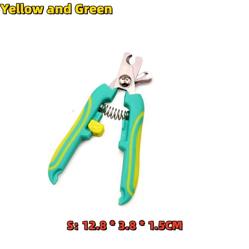 Dog Cat Nail Clippers Professional Stainless Steel Pet Nail Clipper with Safety Guard Cat Dog Claw Nail Scissors Pet Care Supply