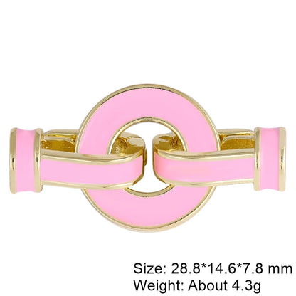 Juya Handmade Decorative Closure Fasteners Connector Clasp Hooks Accessories For DIY Beadwork Pearls Jewelry Making