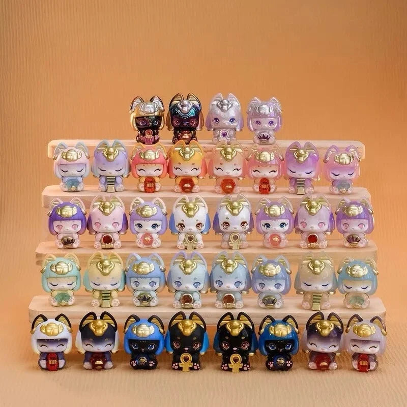 Original Aaru Garden Sweet Egyptian Bean Cute Grain God Blind Bag Box Handmade Room Ornament Decoration